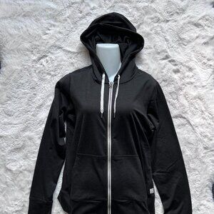 Vuori Halo Performance Hoodie 2.0 Black Heather Women's Size M | NWT